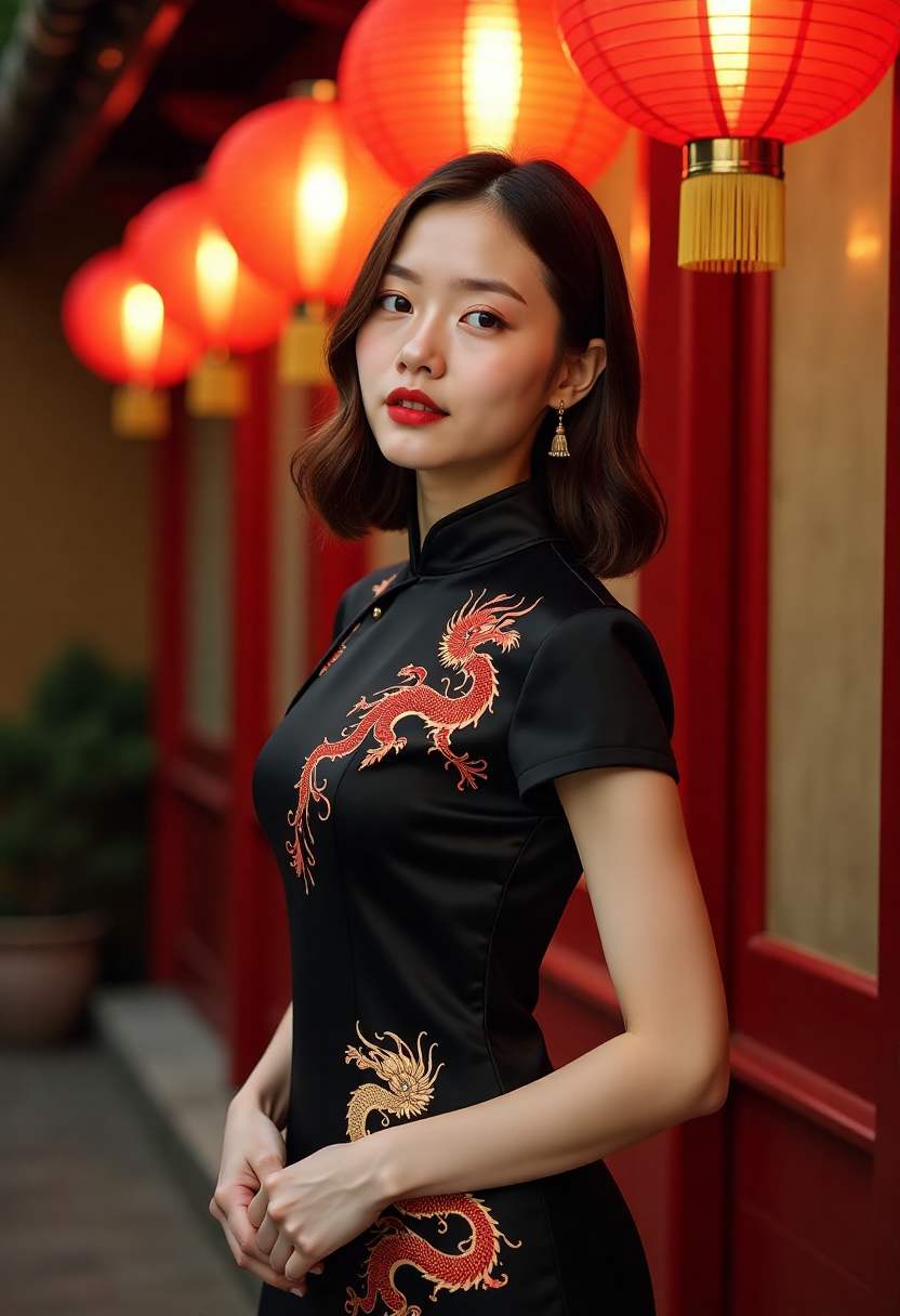 廊下忽然出现的陌生背影