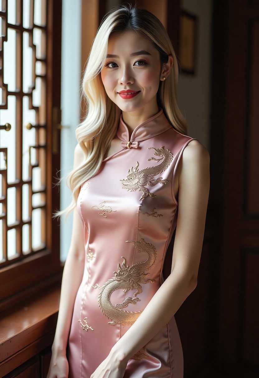 窗边女声翻唱的录音现场
